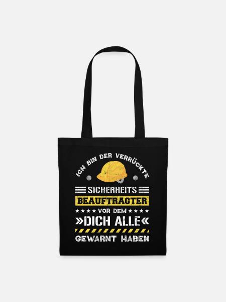 Safety Manager Sicherheitsbeauftragter - Stoffbeutel - Schwarz