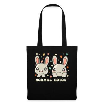 Lapin de Pâques Chirurgien plasticien Botox - Sac en tissu - noir - Devant
