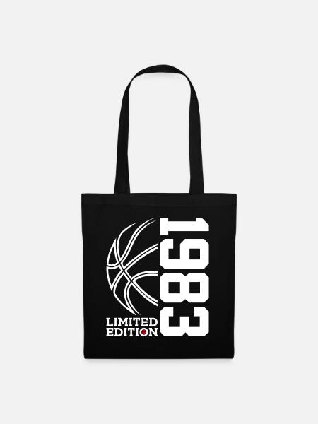 LIMITED EDITION 1983 BASKETBALL 43. GEBURTSTAG - Stoffbeutel - Schwarz