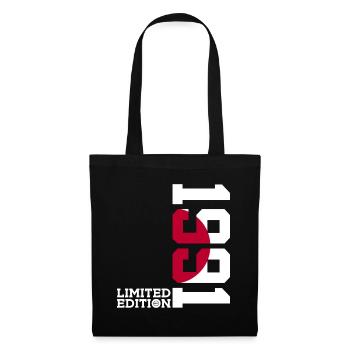 ÉDITION LIMITÉE 1991 JAPAN 35E ANNIVERSAIRE - Sac en tissu - noir - Devant