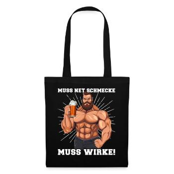 Bodybuilder Must Taste Net Must Work - Tote Bag - black - Front