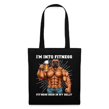 Bodybuilder Gym Beer | Yes I'm into Fitness - Tote Bag - black - Front