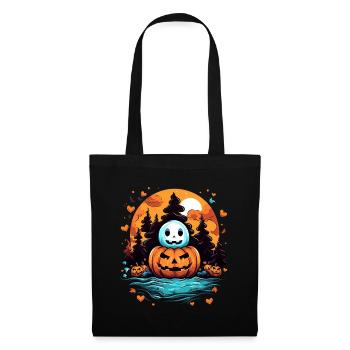 Design d’Halloween effrayant pour la prochaine fête - Sac en tissu - noir - Devant