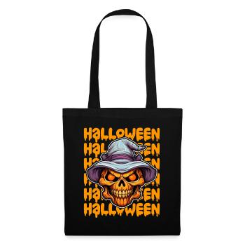Halloween Design gruselig für die nächste Party - Stoffbeutel - Schwarz - Vorne