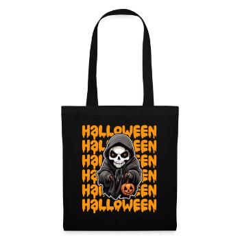 Halloween Design gruselig für die nächste Party - Stoffbeutel - Schwarz - Vorne