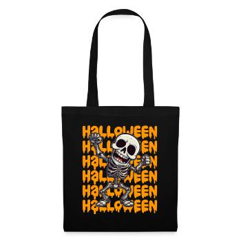 Design d’Halloween effrayant pour la prochaine fête - Sac en tissu - noir - Devant