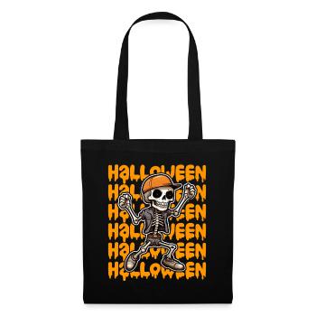 Halloween Design gruselig für die nächste Party - Stoffbeutel - Schwarz - Vorne