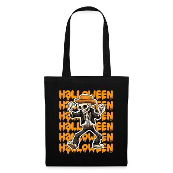 Halloween Design gruselig für die nächste Party - Stoffbeutel - Schwarz - Vorne