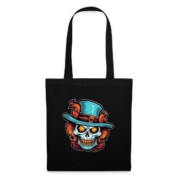 Halloween Design gruselig für die nächste Party - Stoffbeutel - Schwarz - Vorne