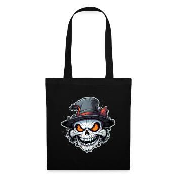 Halloween Design gruselig für die nächste Party - Stoffbeutel - Schwarz - Vorne