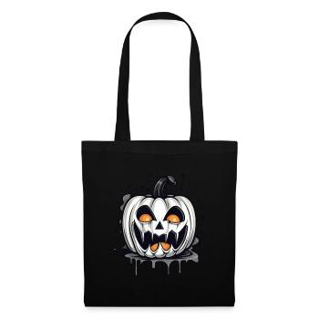 Halloween Design gruselig für die nächste Party - Stoffbeutel - Schwarz - Vorne