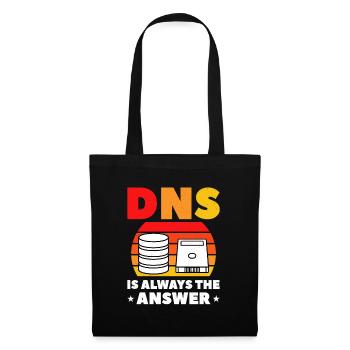 Administrateur réseau Administrateur système Réseau - Sac en tissu - noir - Devant