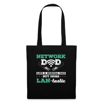 Administrateur réseau Administrateur système Réseau - Sac en tissu - noir - Devant