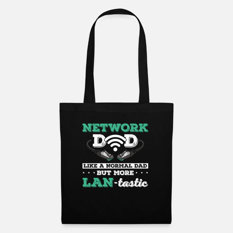 Administrateur réseau Administrateur système Réseau - Sac en tissu - noir