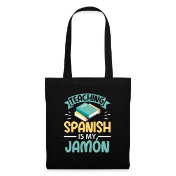 Spanish Teacher Maestra Bilingual Teacher - Tote Bag - black - Front