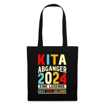 A legend leaves the site Kita Absolvent - Tote Bag - black - Front