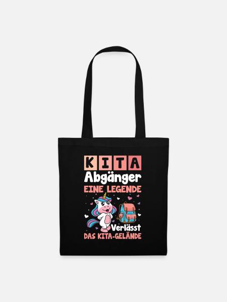 Eine Legende verlässt das Gelände Kita Abgänger - Stoffbeutel - Schwarz