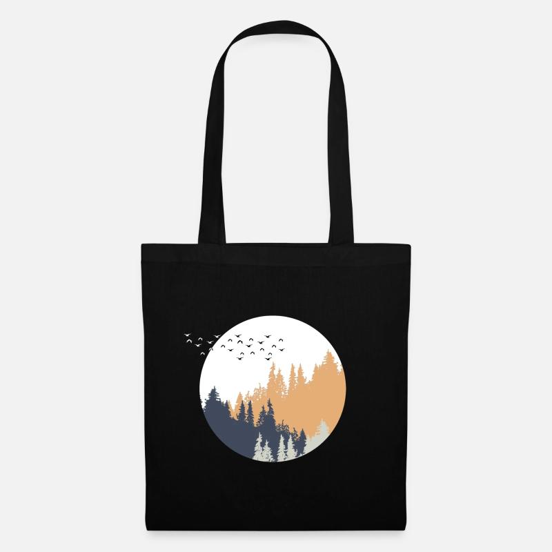 Forest 12 - Stoffbeutel - Schwarz