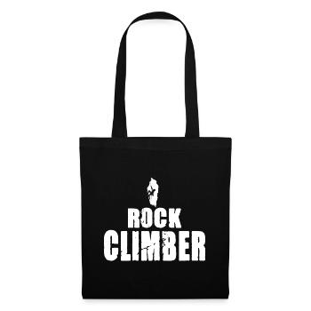 Rock Climber - Stoffbeutel - Schwarz - Vorne