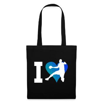 Joueurs de handball Joueurs de handball Jeux de handball - Sac en tissu - noir - Devant