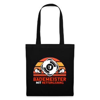 Sauveteur Piscine Sauveteur Sauveteur Sauveteur - Sac en tissu - noir - Devant