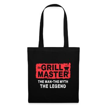 The Grillmaster BBQ Grilling Cult Saying - Tote Bag - black - Front