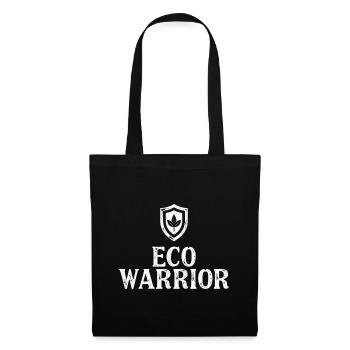 Eco Warrior Nature Conservation Environmental Protection - Tote Bag - black - Front