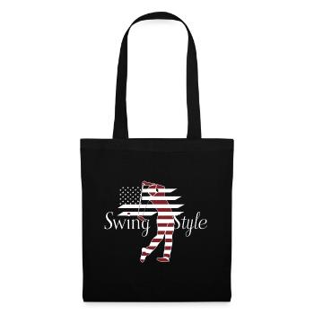 Swing Style Golf Golfing USA - Sac en tissu - noir - Devant