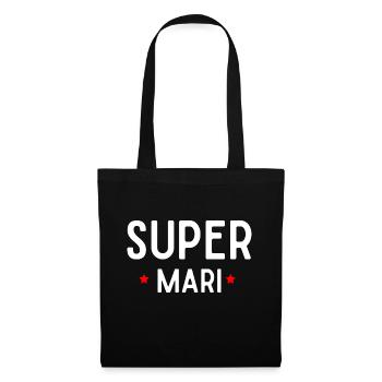 Evg mariage super-héros cadeau anniversaire - Sac en tissu - noir - Devant