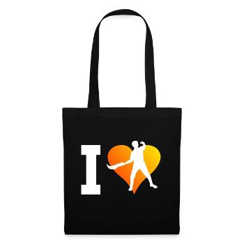 Jai Alai Pelote Basque Pelote Pelote Homme vasca - Sac en tissu - noir - Devant