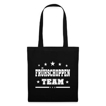 Frühshoppen Team für Männer - Stoffbeutel - Schwarz - Vorne