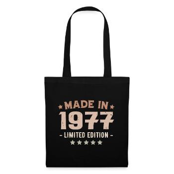 Made In 1977 Cadeau Anniversaire 1977 Vintage 1977 - Sac en tissu - noir - Devant