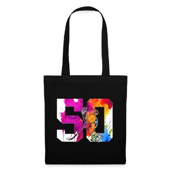 NUMBER 50 HOCKEY 50TH BIRTHDAY - Tote Bag - black - Front