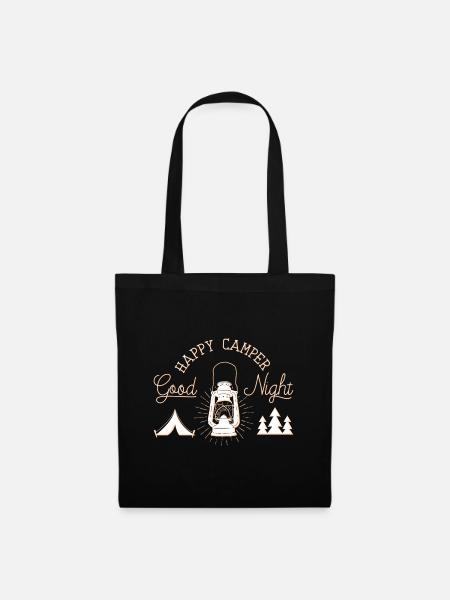 Happy Camper - Tote Bag - black