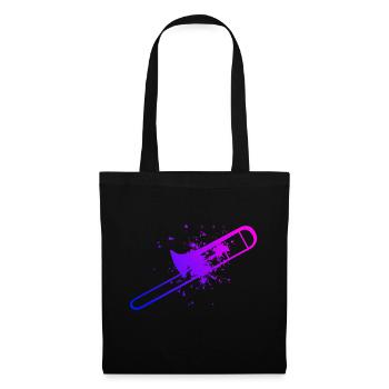 Instrument de cuivre Hommes Femmes Trombonistes - Sac en tissu - noir - Devant