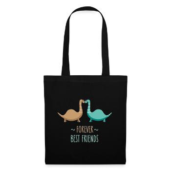Best Friends Dinos - Tote Bag - black - Front