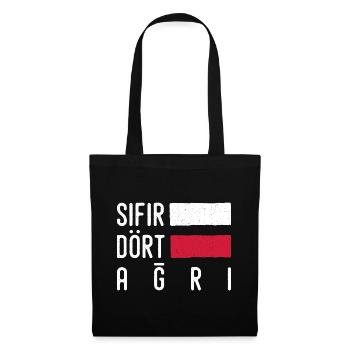 Agri 04 Turquie Turkiye cadeau vacances Turk TR - Sac en tissu - noir - Devant