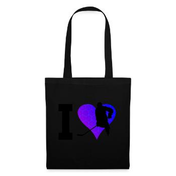 Hockey sur glace Hockey sur glace féminin Hockey sur glace - Sac en tissu - noir - Devant