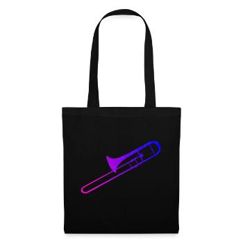 Trombone Brass Band Brass Instrument - Sac en tissu - noir - Devant