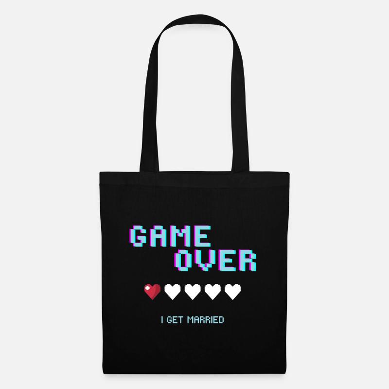 Jeu perdu - Sac en tissu - noir