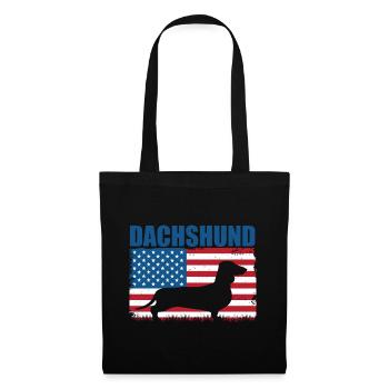Dachshund Funny Dogs Gift - Tote Bag - black - Front