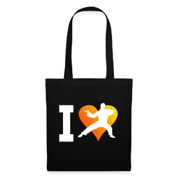 Kungfu Femmes Wushu Kung Fu Arts Martiaux Hommes - Sac en tissu - noir - Devant
