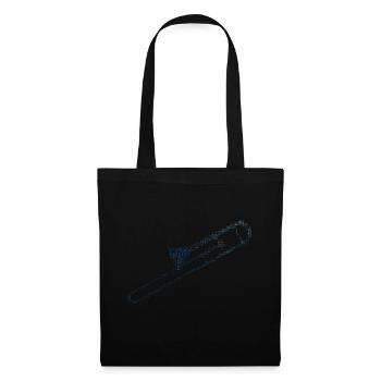 Dames Tromboniste Trombone Trombone Trombone Brass - Sac en tissu - noir - Devant