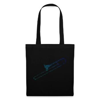 Tromboniste jazz en cuivres hommes Trombone jazz - Sac en tissu - noir - Devant