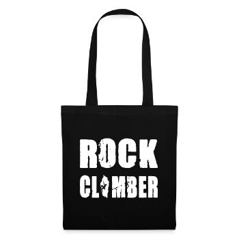 Rock Climber - Stoffbeutel - Schwarz - Vorne
