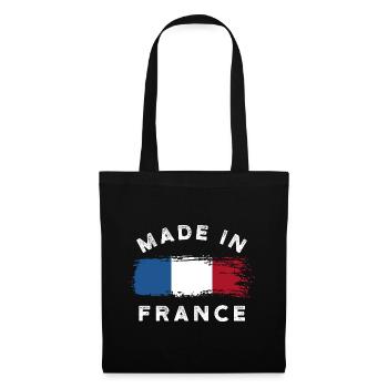 Made in France - France Flag - Tote Bag - black - Front