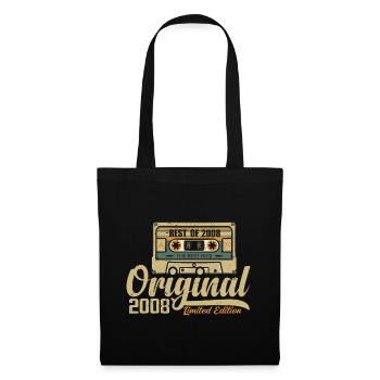 Original 2008 Vintage - 2008 Birthday Gift - Tote Bag - black - Front