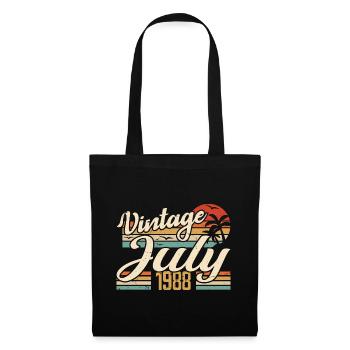 July 1988 Gift, 36th Anniversary July 1988 - Tote Bag - black - Front