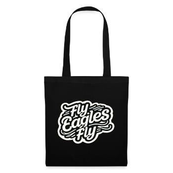 Fly Eagles Fly Bold d’équipe Design pour le sport - Sac en tissu - noir - Devant