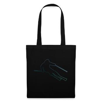 Stunt Ski Ski Women Winter Sports Skiers - Tote Bag - black - Front
